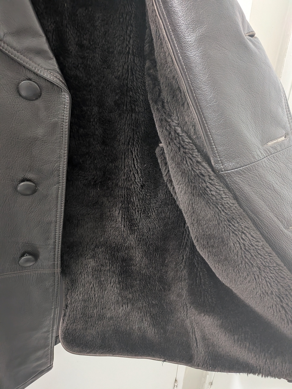 Kidskin Craft Leather Jacket Men’s Size 44 Soft Leather Vintage Style - Picture 4 of 7